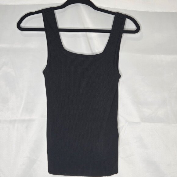 Madewell MacLaine Sweater Tank True Black Size Small - Picture 2 of 4